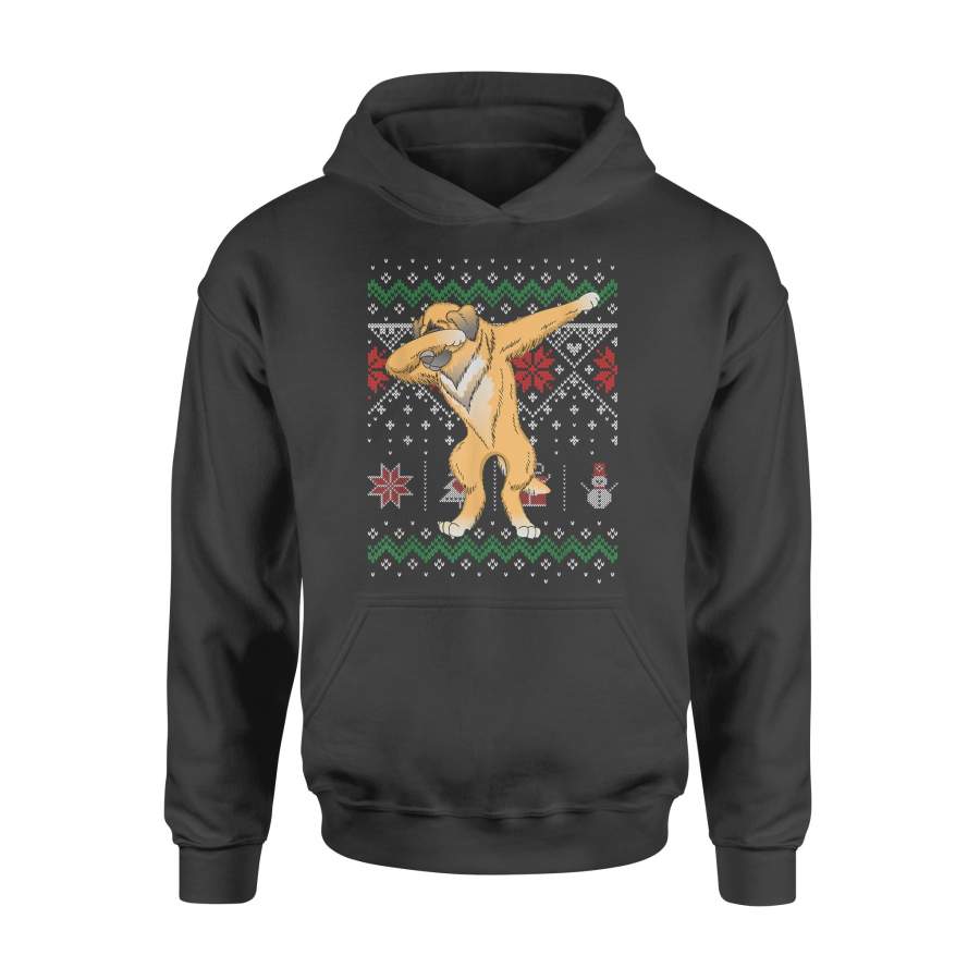 Leonberger Dabbing Ugly Sweater Christmas Gift T-Shirt – Standard Hoodie