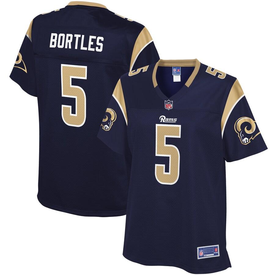 Blake Bortles Los Angeles Rams NFL Pro Line Womens Team Player Jersey – Navy