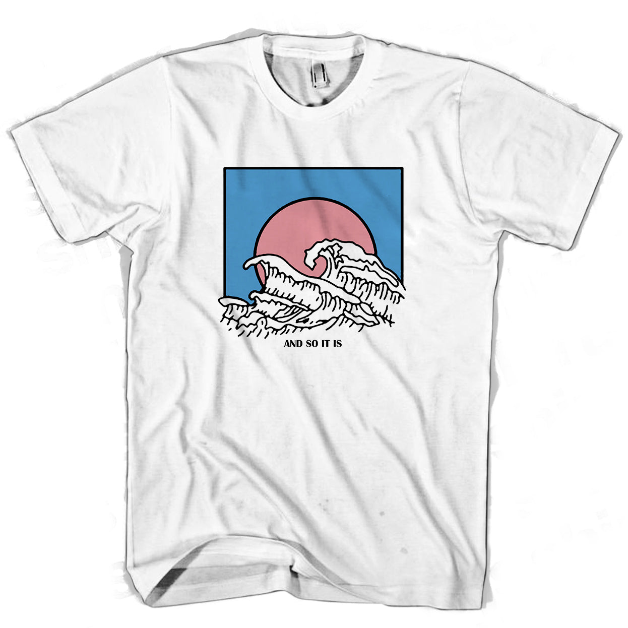 So It Is Ocean Wave Aesthetic Man’s Tee T-Shirt