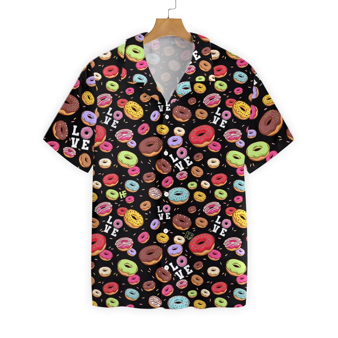 Apayprint I Love Donut Black Hawaii Shirt Ha56588