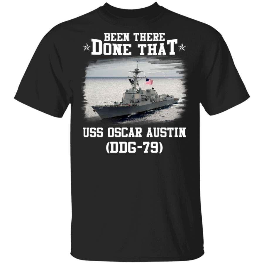 USS Oscar Austin DDG-79  Veterans Day Christmas Gift T-Shirt