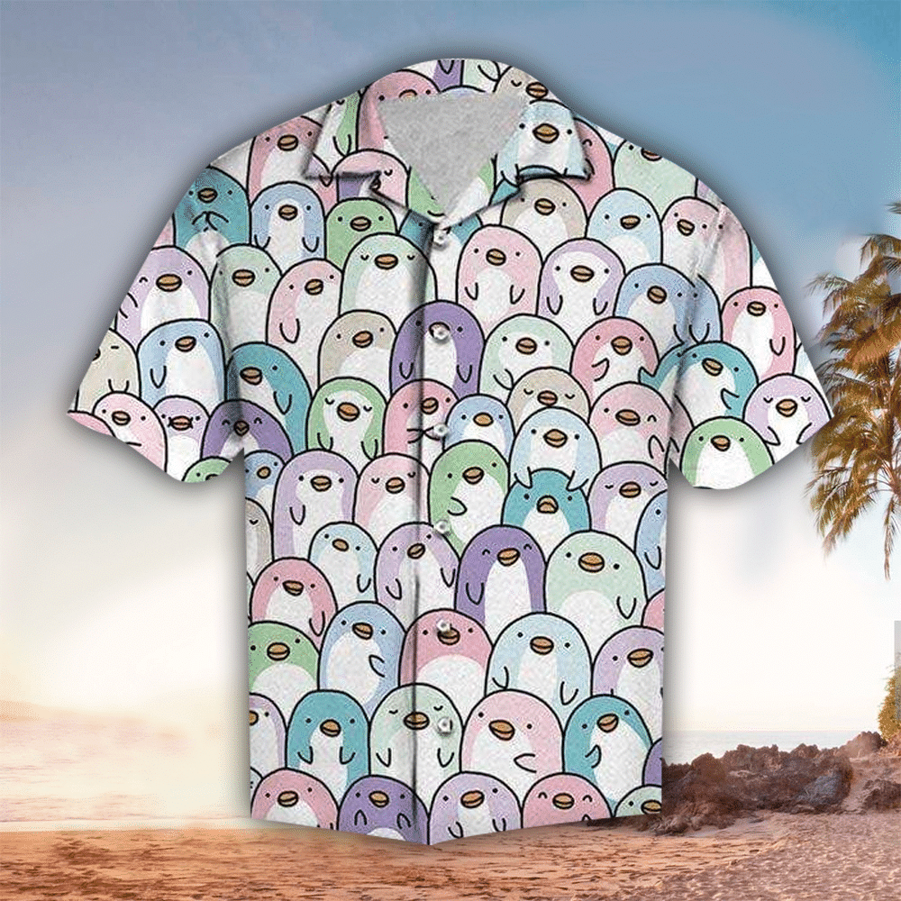 Penguin Hawaii Lover Gifts Shirt Aloha Ha14108