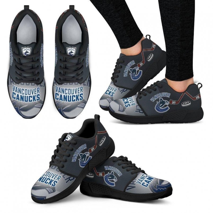 Awesome Vancouver Canucks Running Sneakers For Hockey Fan #794