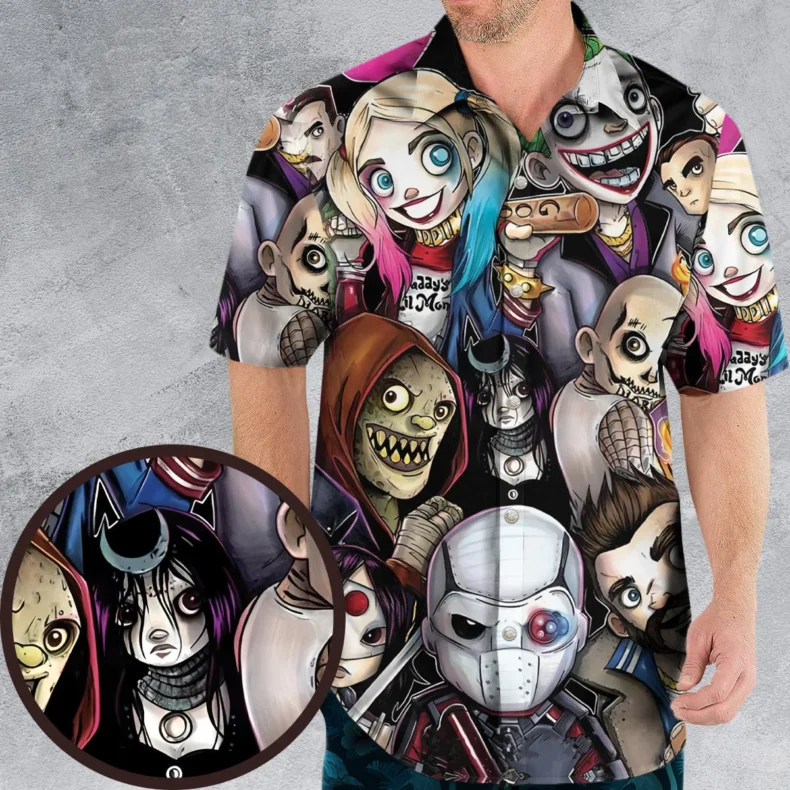 Mini Suicide Squad Hawaiian Shirt