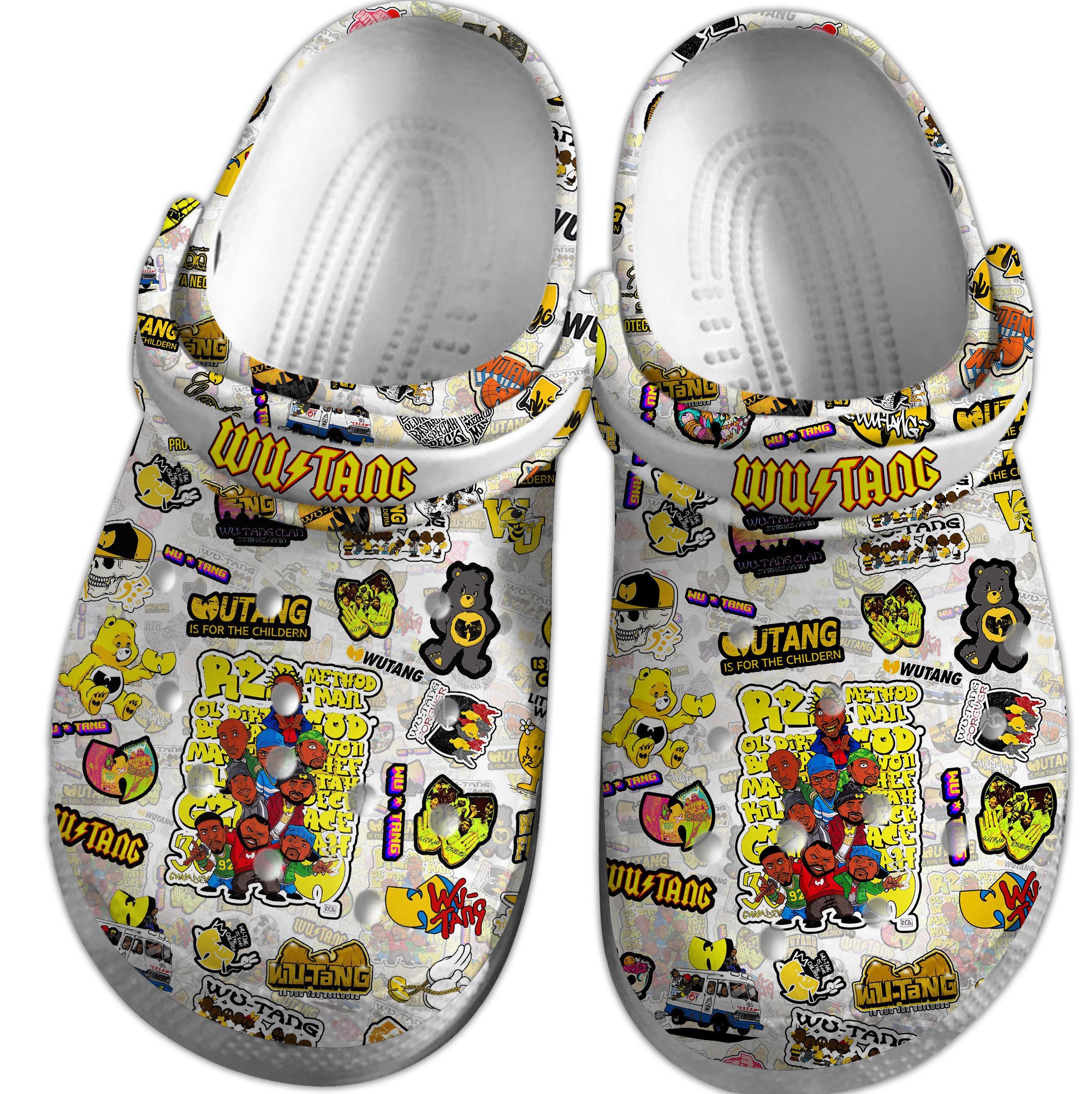 Wu-Tang Clan Music Crocs Crocband Clogs Shoes Comfortable For Men Women and Kids