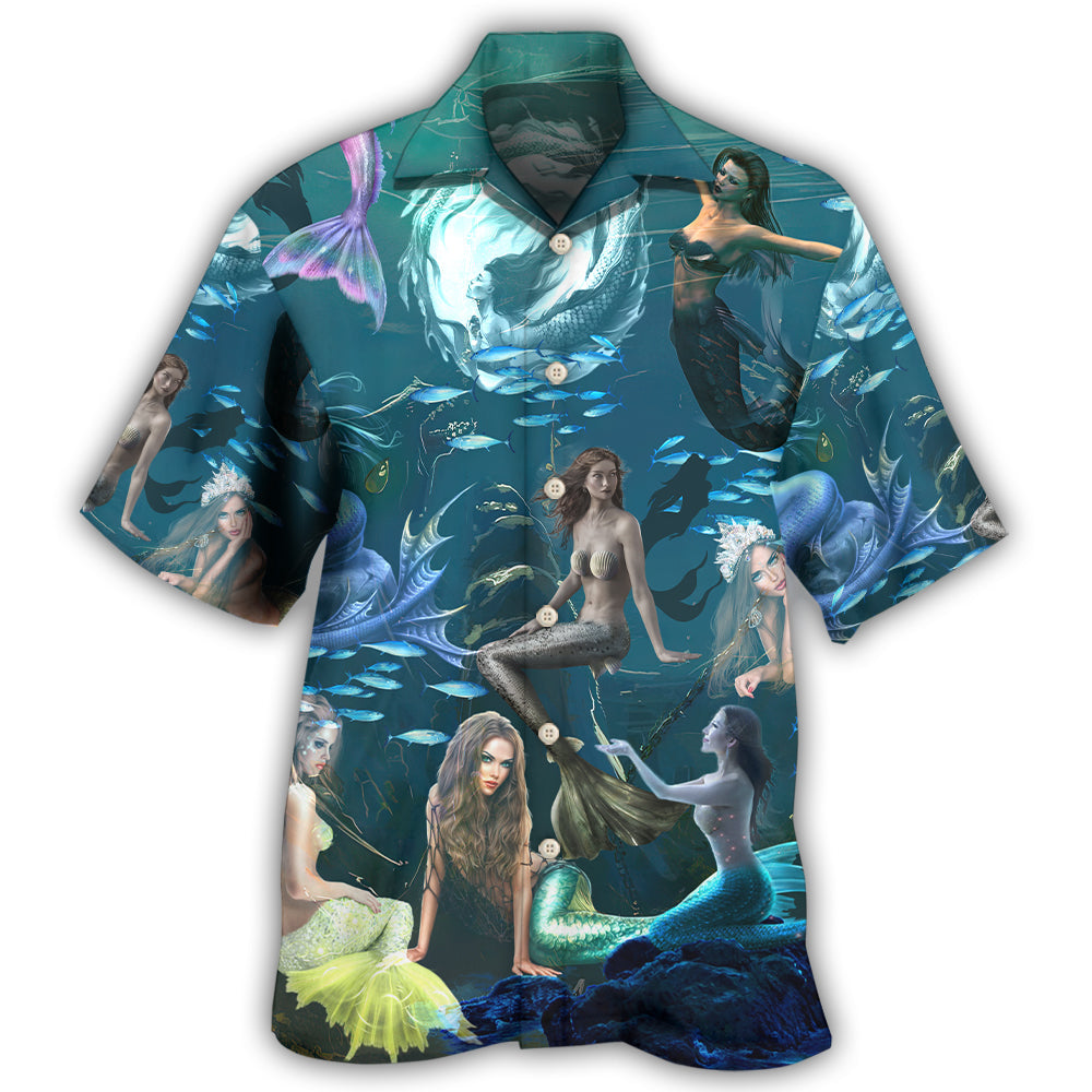 Mermaid In The Dark Deep Sea Hawaii Shirt Ha25227