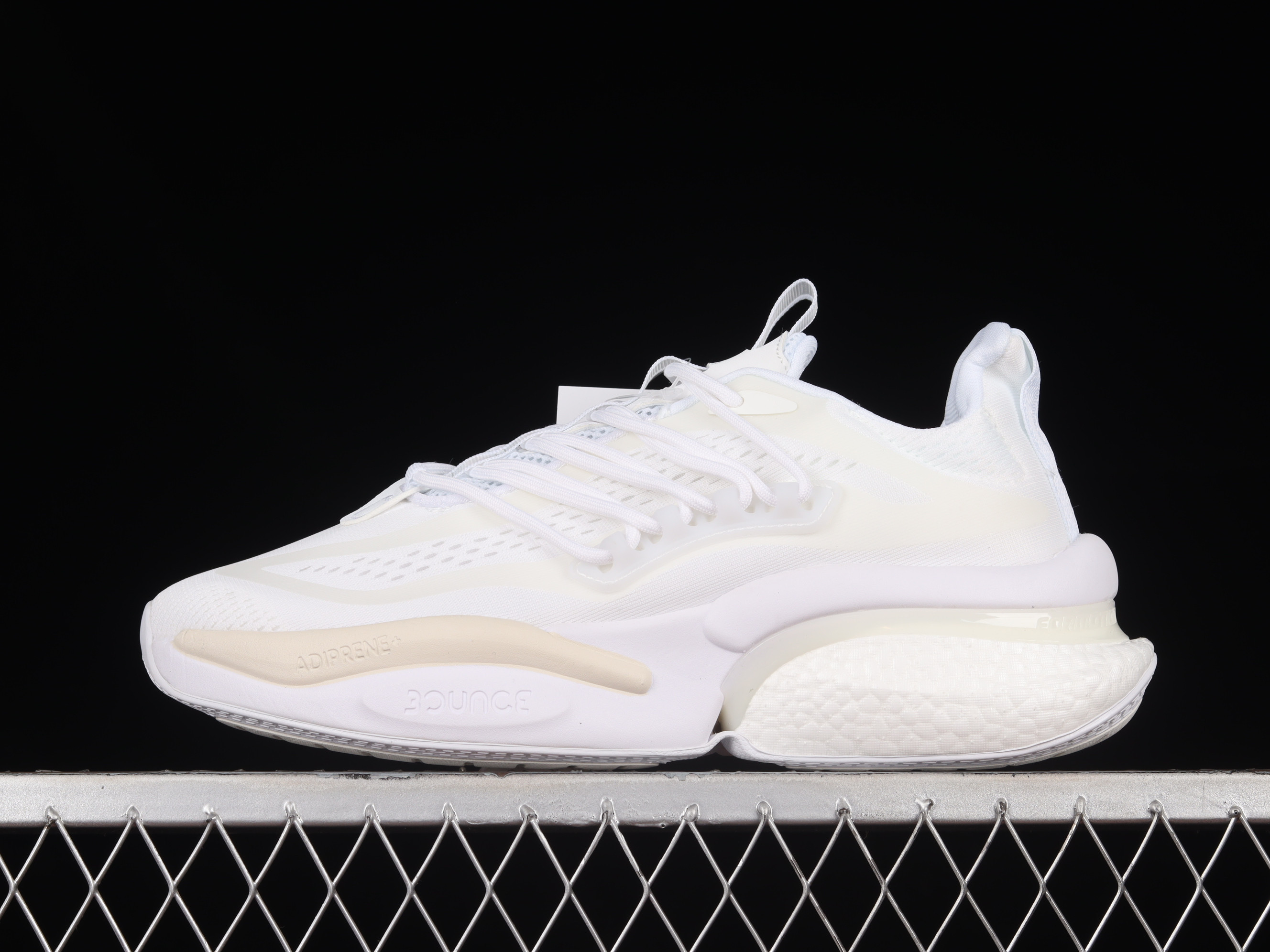 adidas Alphaboost V1 Cloud WhiteCore WhiteChalk White Shoes Sneakers SNK991737369