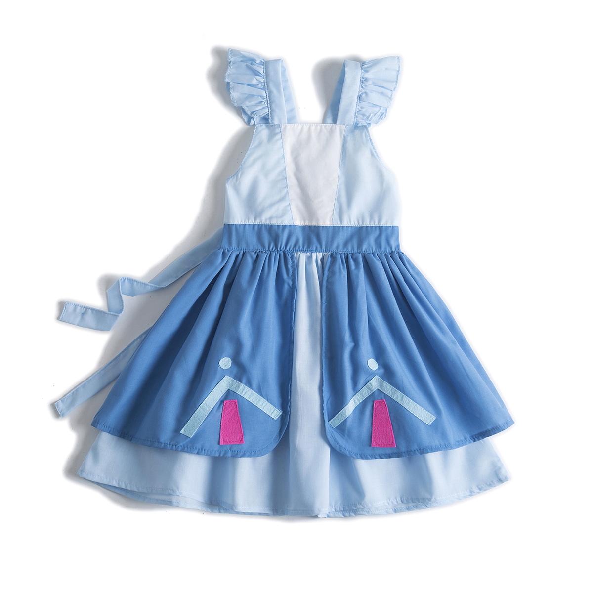 Anna Princess tutu dress comes Halloween costume. Baby girl toddle tutu. Black and blue tutu dress. Birthday tutu dress alx