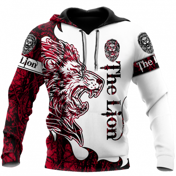 Unisex Hoodie All Over Print Lion Gifts The Red Lion Tattoo Over Printed Us Unisex Size Hoodie