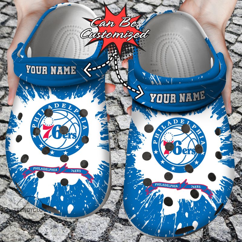 Basketball Personalized 76ers Clog Shoes