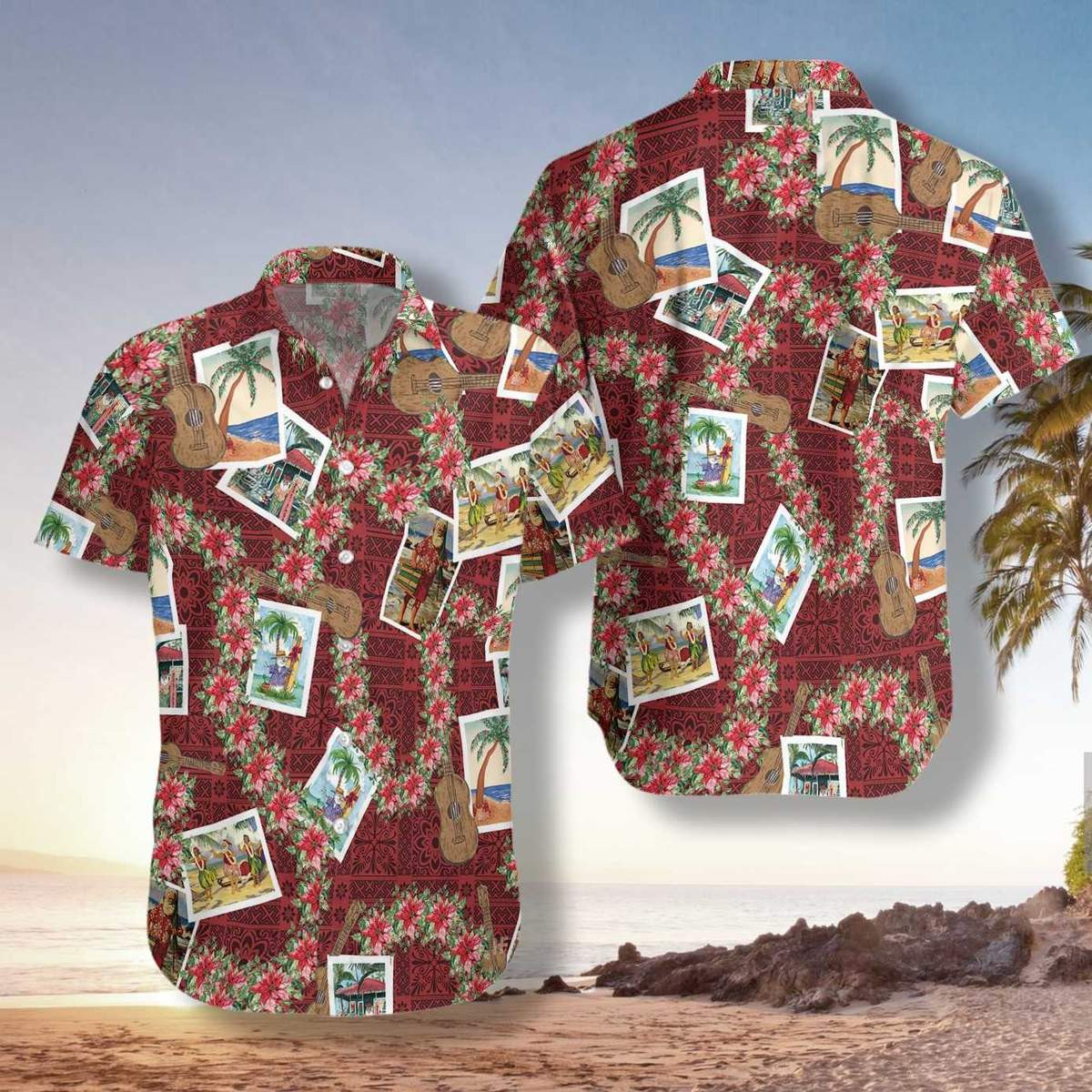 Merry Christmas Santa Claus Hawaiian Shirt  Unisex  Adult  Hw7282