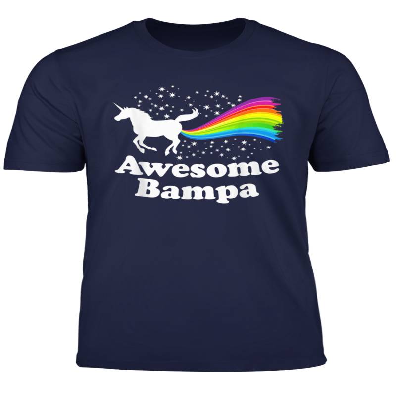 Bampa Awesome Unicorn Farting Rainbow Funny Cute T Shirt