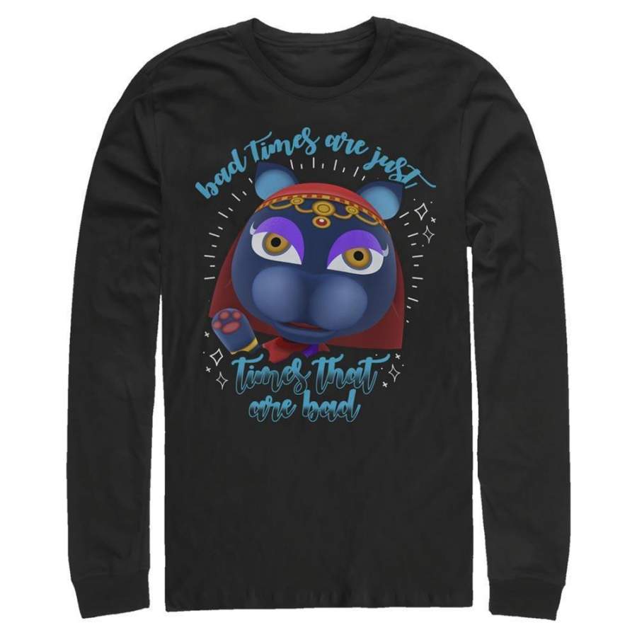 Wise Words – Animal Crossing Nintendo Long Sleeve T-Shirt, Black