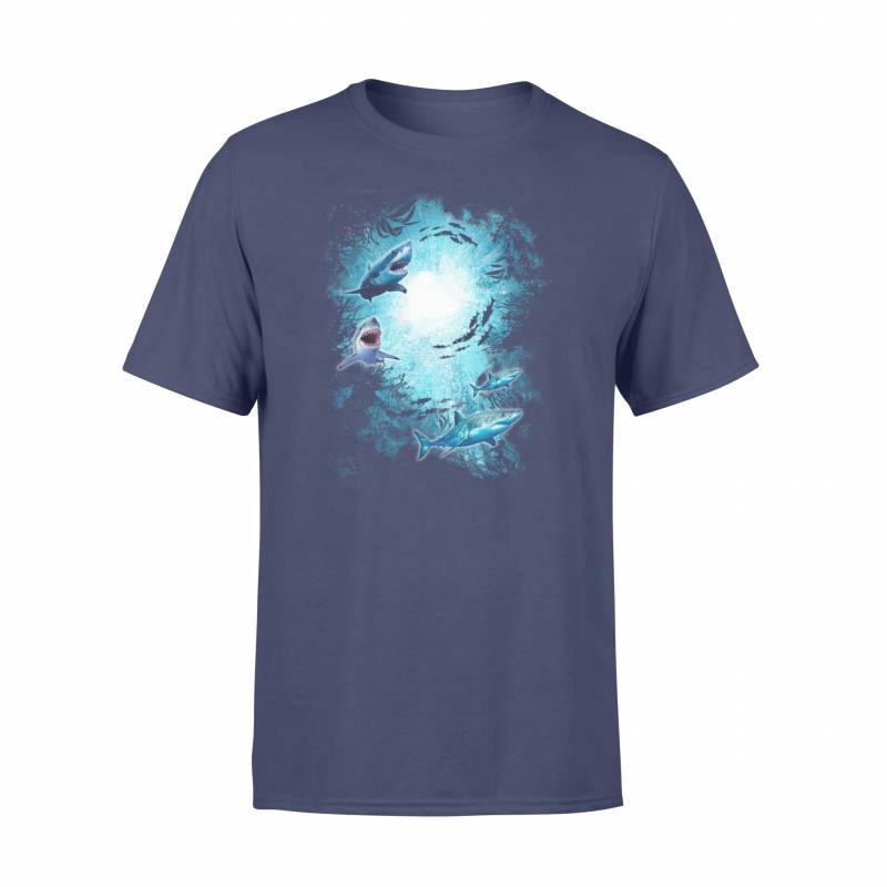 Sunshine89 – Shark in the deep ocean – Comfort T-shirt