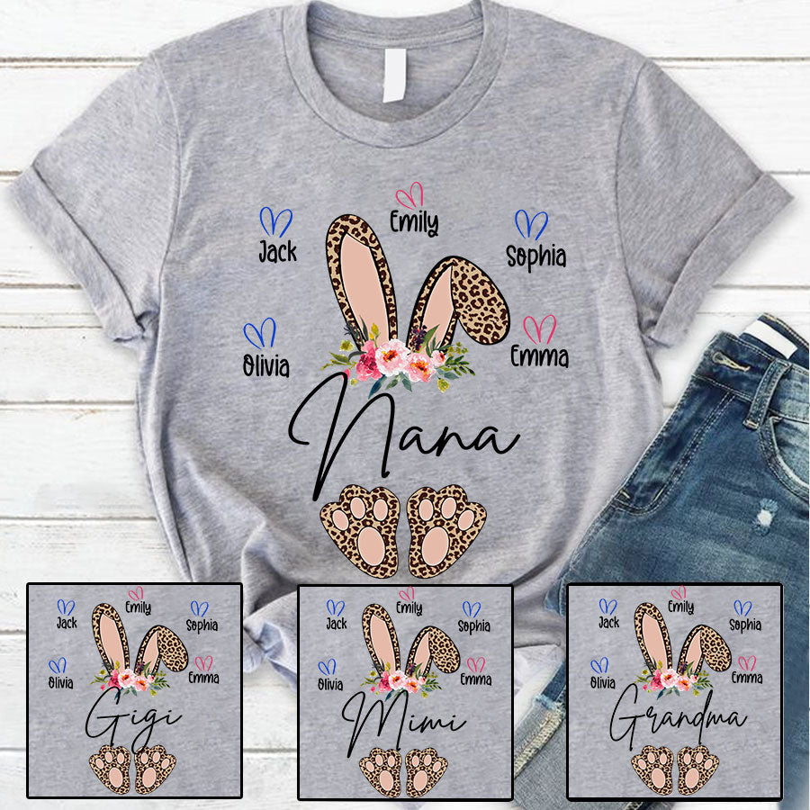 Nana Bunny Easter Art T-Shirt