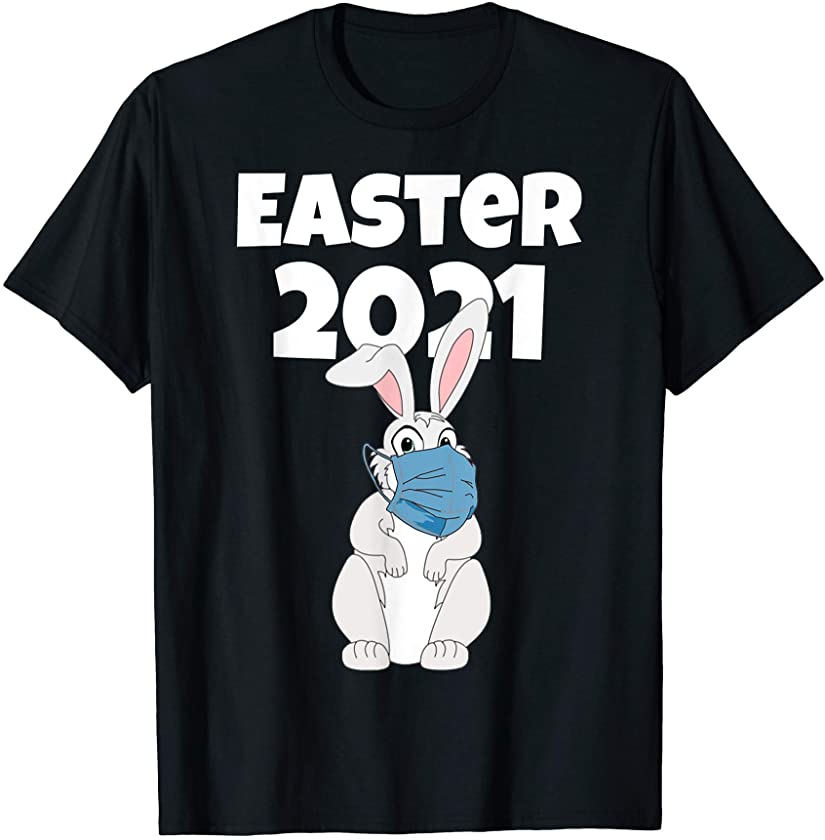 Bunny HAPPY EASTER with Face T-Shirt