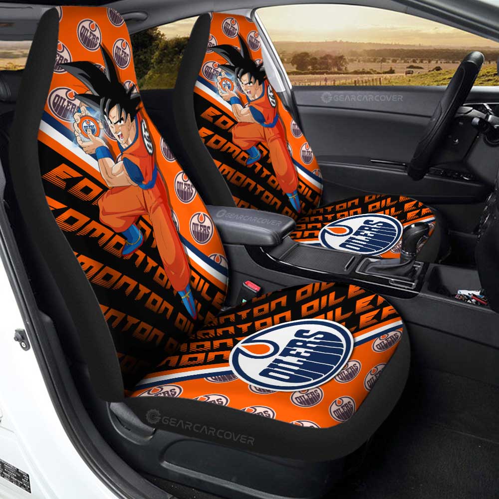 Edmonton Oilers Car Seat Covers Custom Car Decorations For Fans