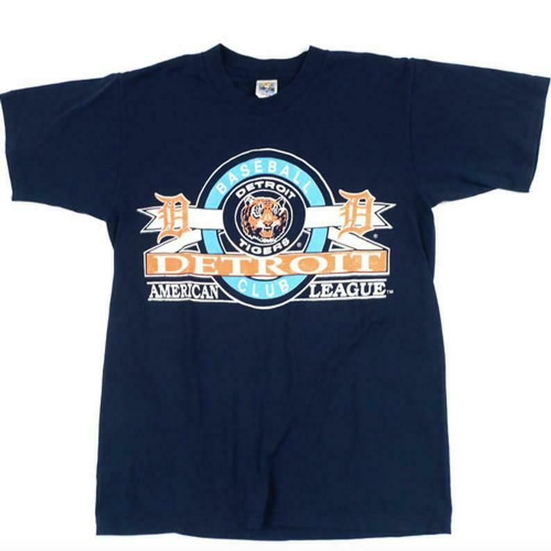 Vintage Detroit Tigers 1980S Baseball Team Shirt Unisex Sport Tee