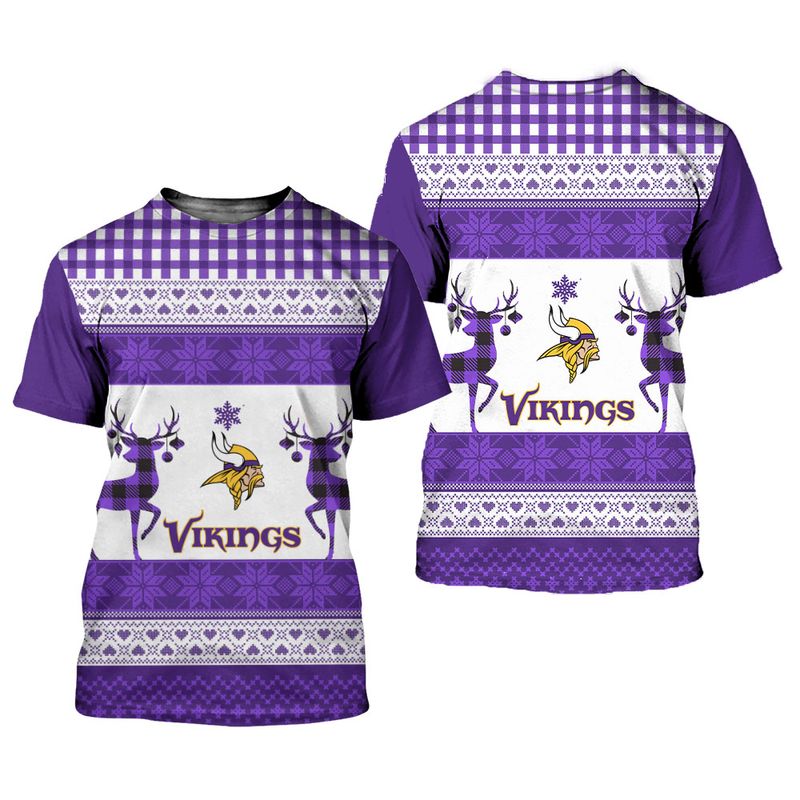 Minnesota Vikings Christmas T-Shirt