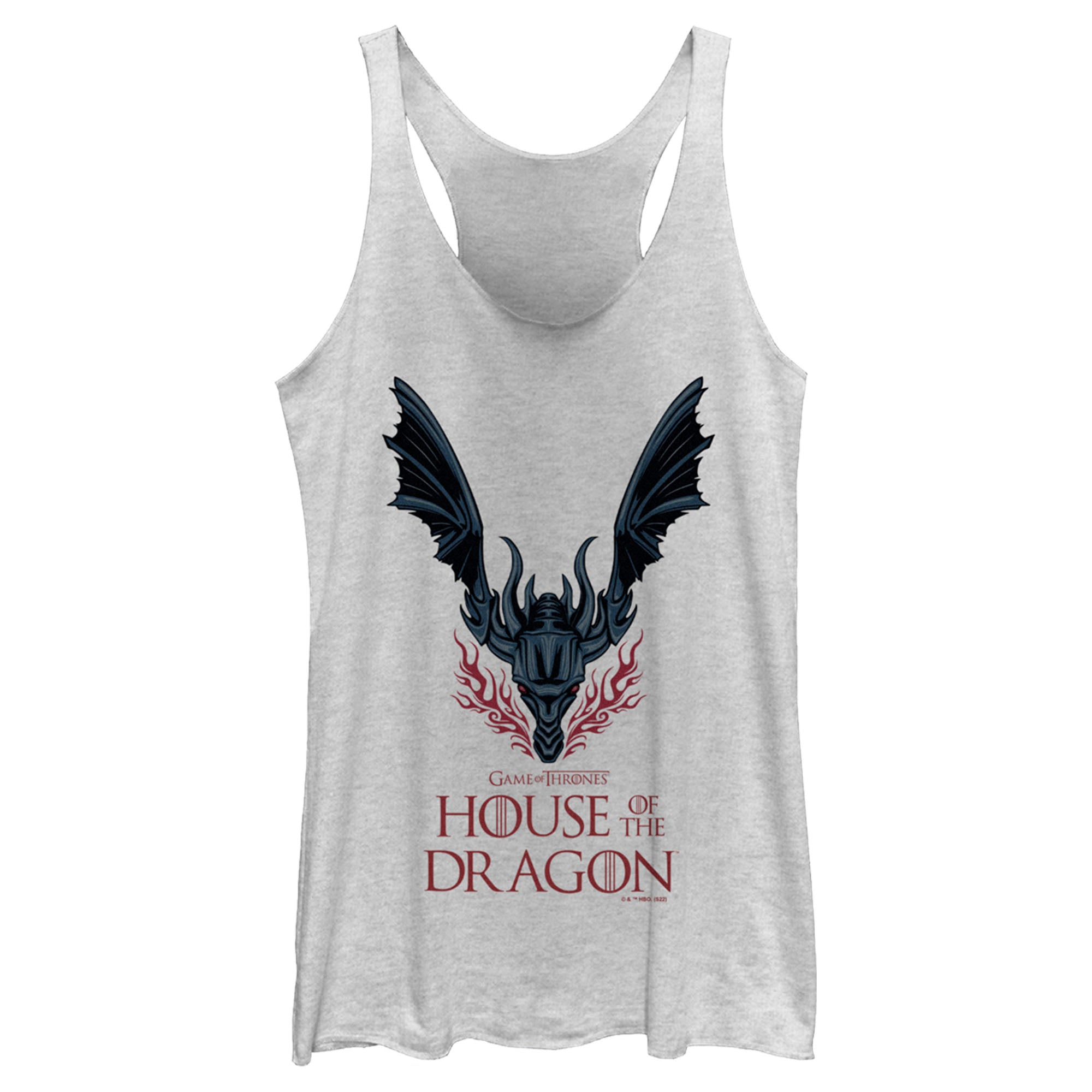 Women’S Game Of Thrones: House Of The Dragon Fire-Breathing Dragon Logo Racerback Tank Top