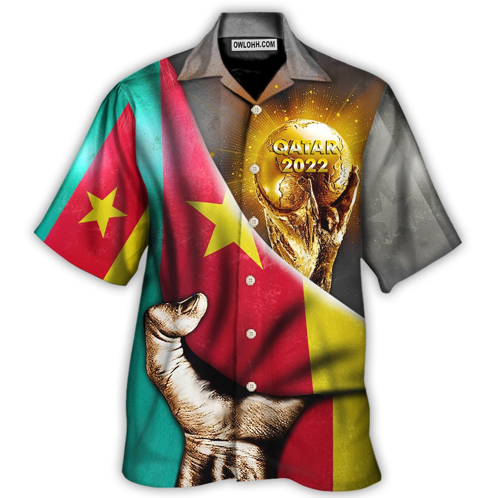 World Cup Qatar 2022 Cameroon Will Be The Champion – Hawaiian Shirt  – Owl Ohh