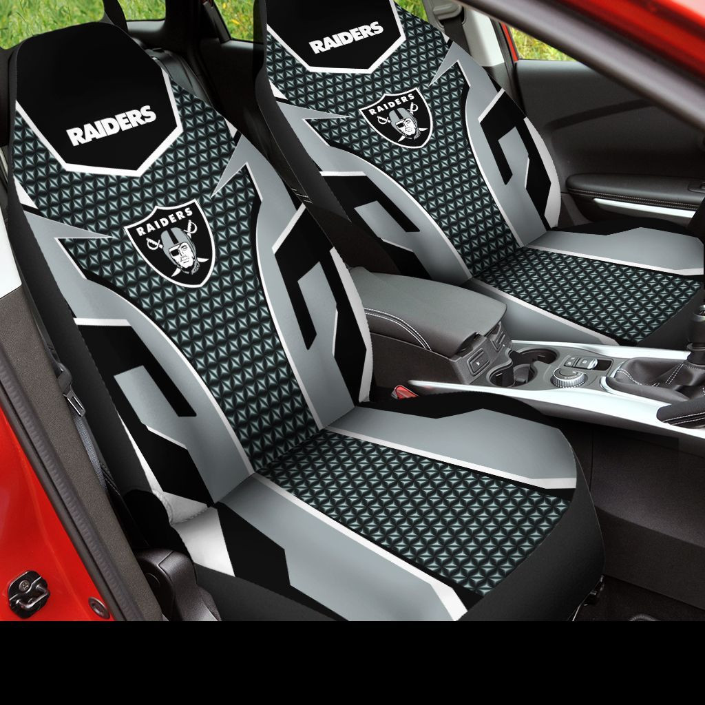 Raiders Car Seat Covers (Set Of 2)