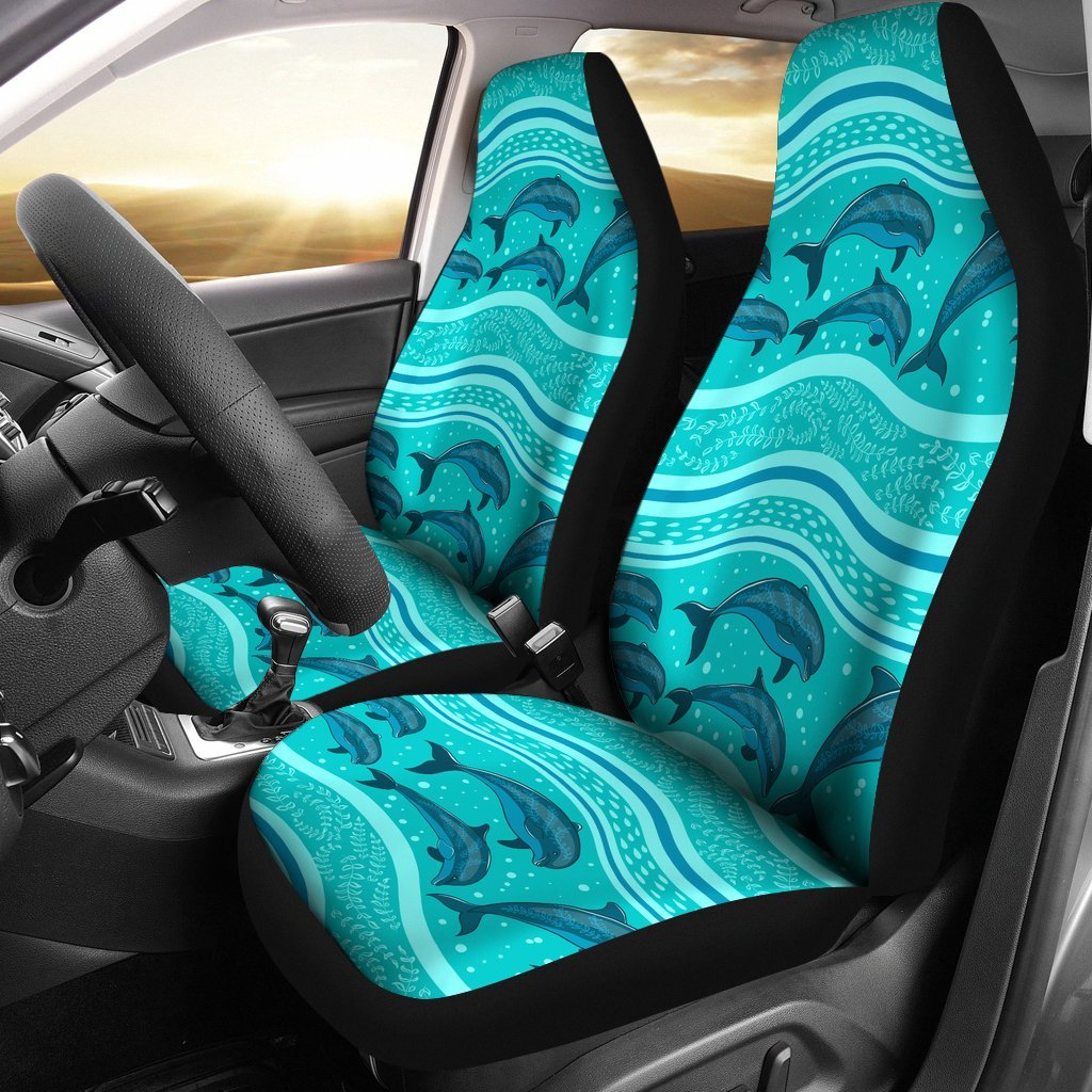 Dolphin Pattern Universal Fit Car Seat Covers