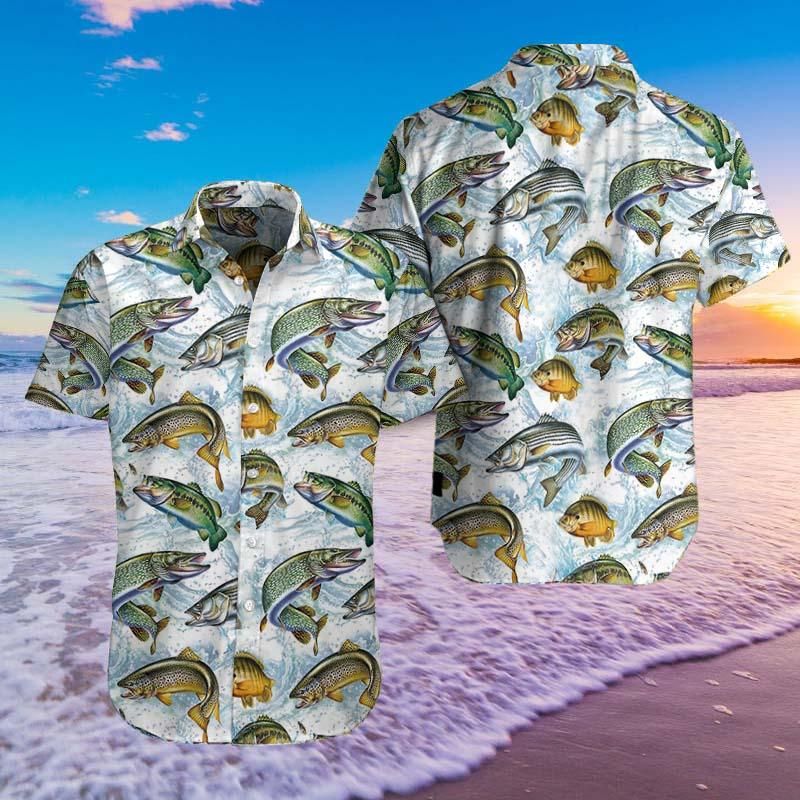 Fishing Pattern Hawaiian Shirt 06583 Ha101569