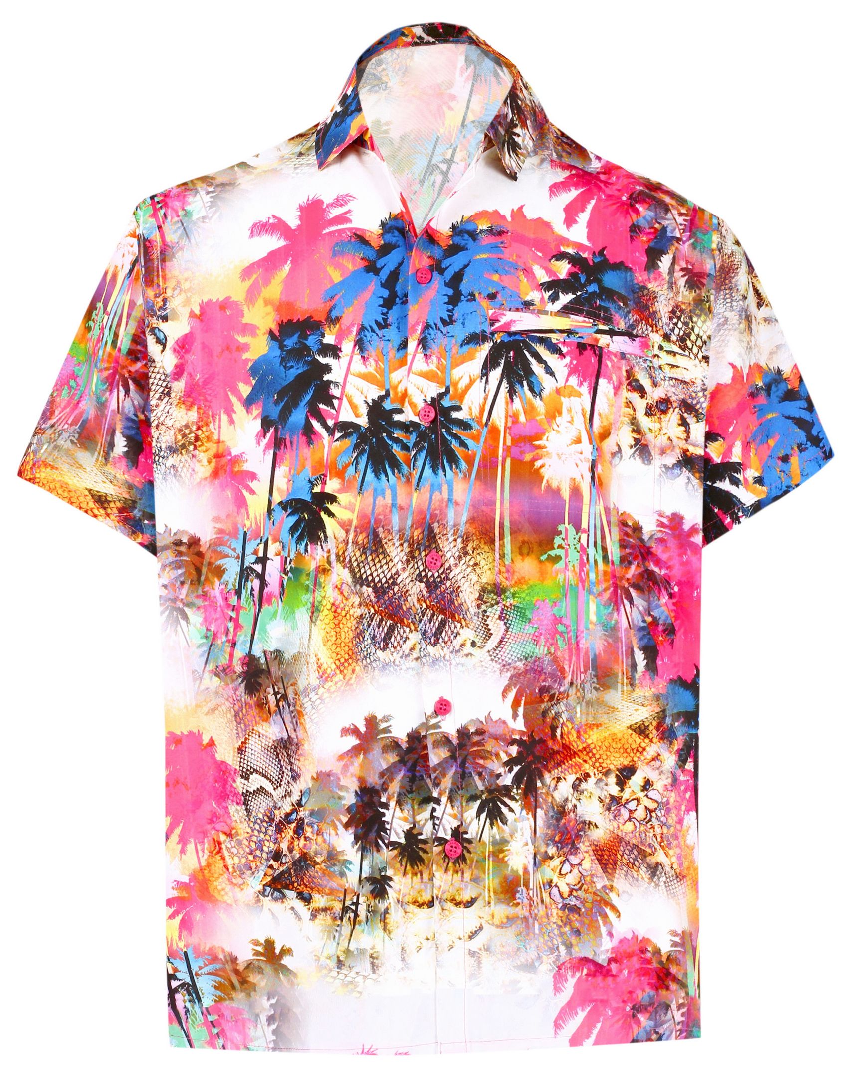 Bamboo Leaf Colorful Amazing Design Hawaii Shirt Ha12460