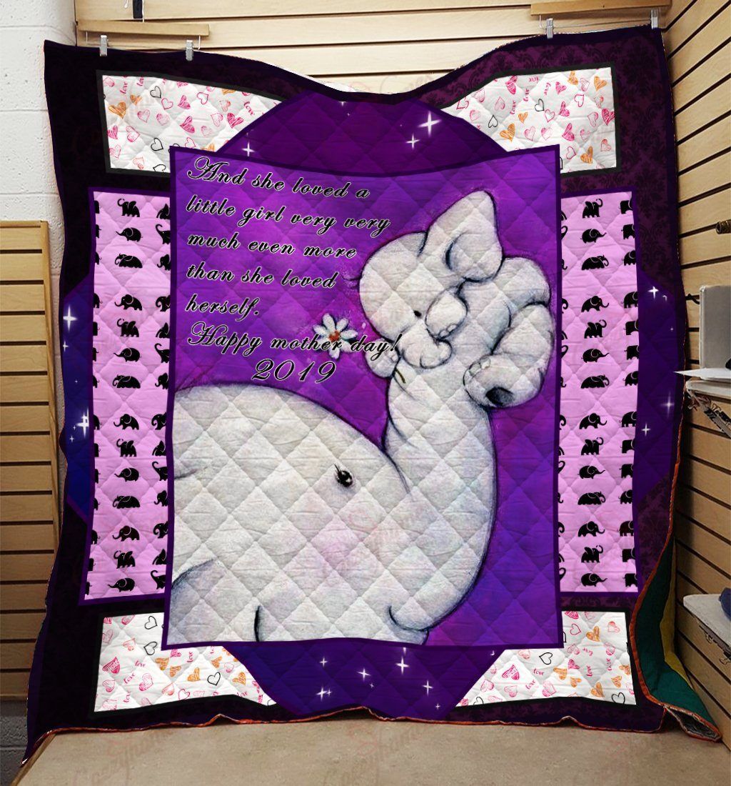 Elephants XL2703585CL Quilt Blanket