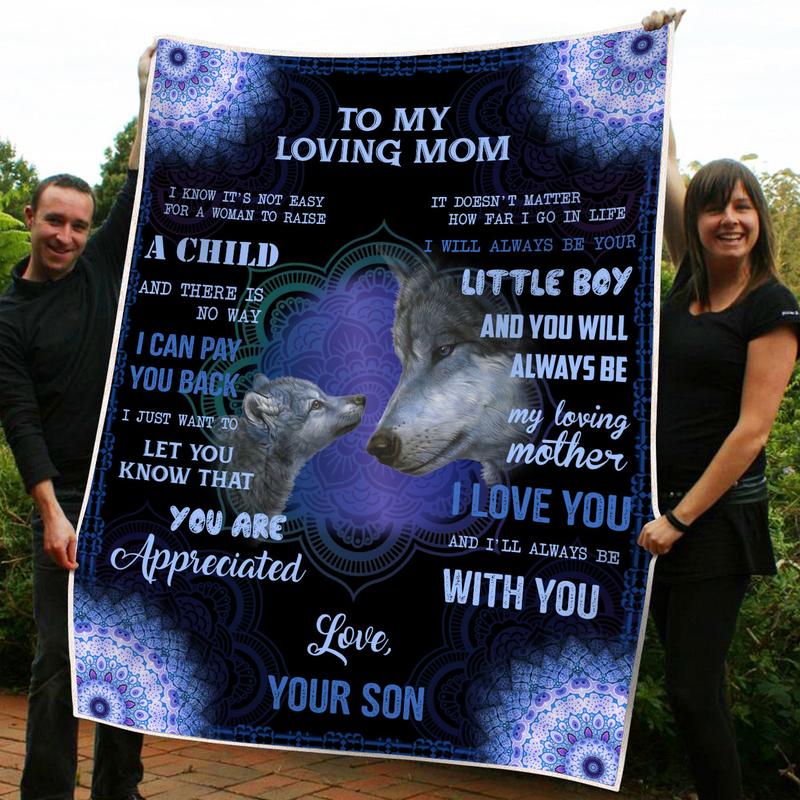 To My Mom I Still Always Be Your Little Boy Fleece Blanket – Quilt Blanket, Mother S Day Greetings, Mother S Day Gift From Son To Mom, Home Decor Bedding Couch Sofa Soft And Comfy Cozy