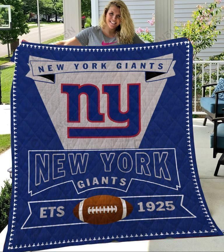 New York Giants Logo Premium Quilt