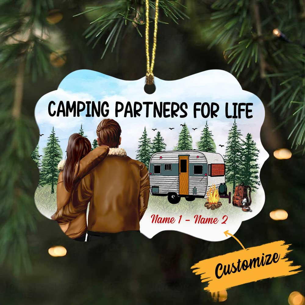 Personalized Camping Couple Benelux Ornament Sb201 30O34