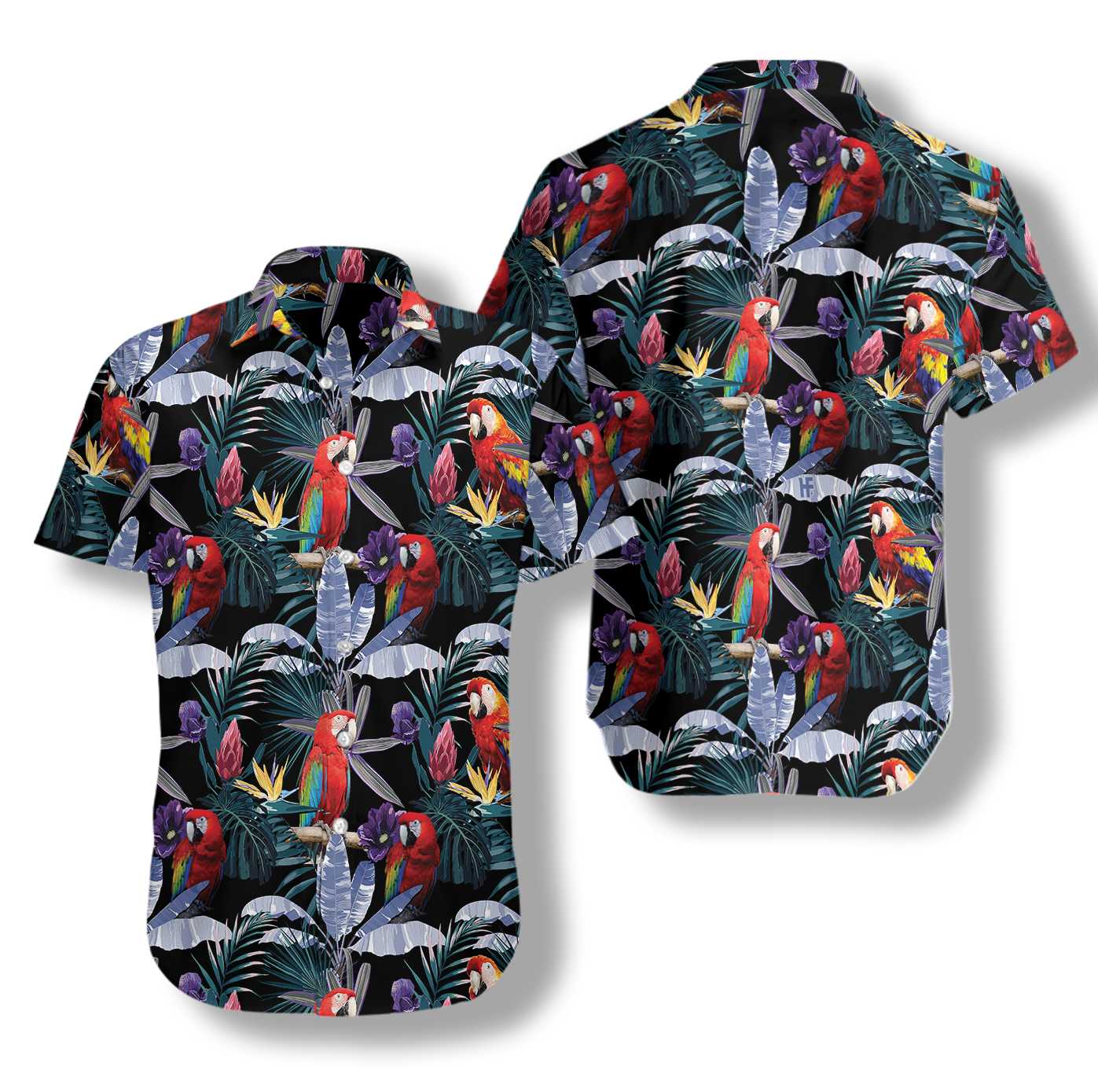 Tropical Parrot Hawaii Shirt Ha86390