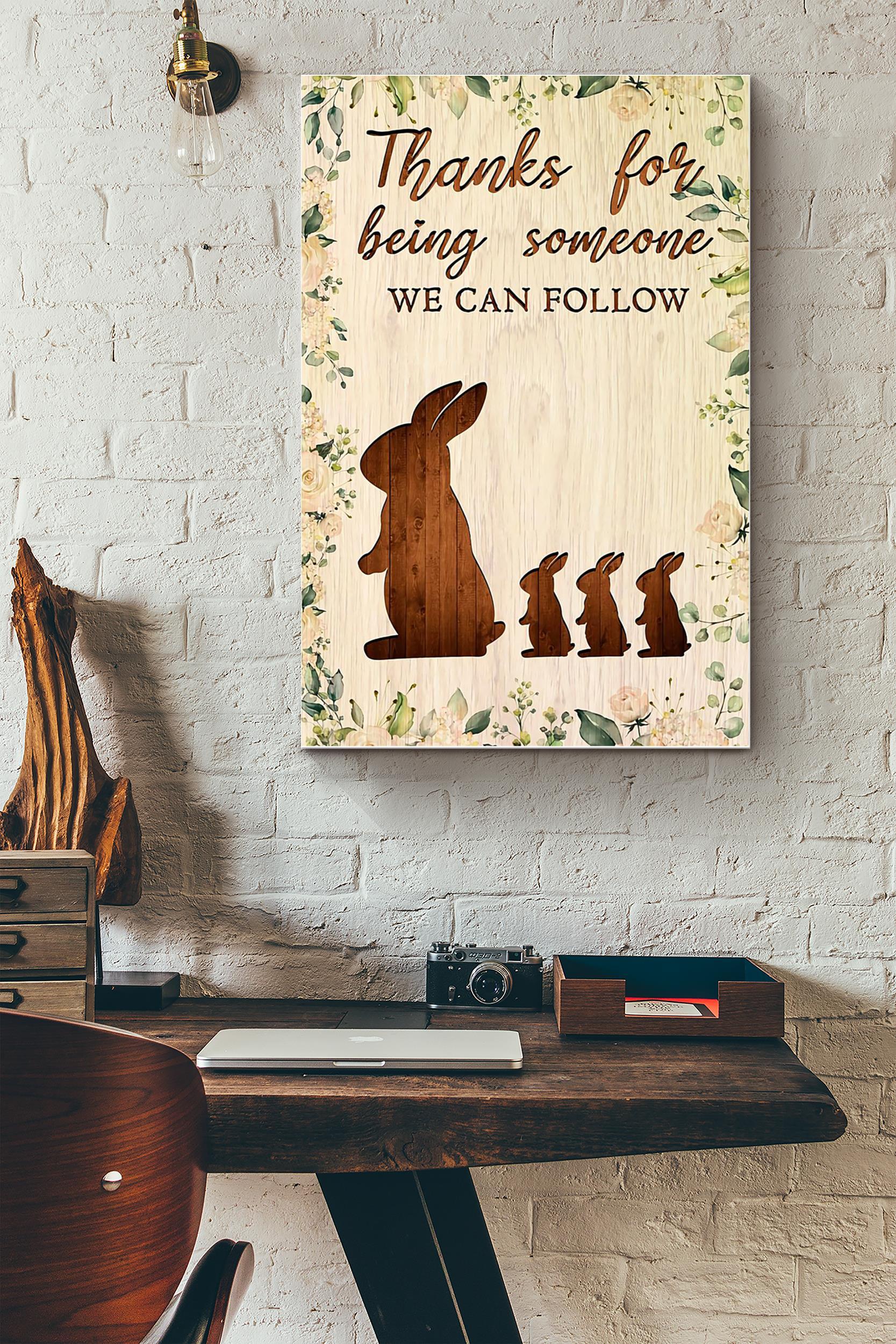 Rabbit Thanks (Unframed) Poster