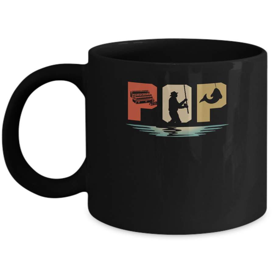 Vintage Fishing Pop Father’s Day Gift Mug