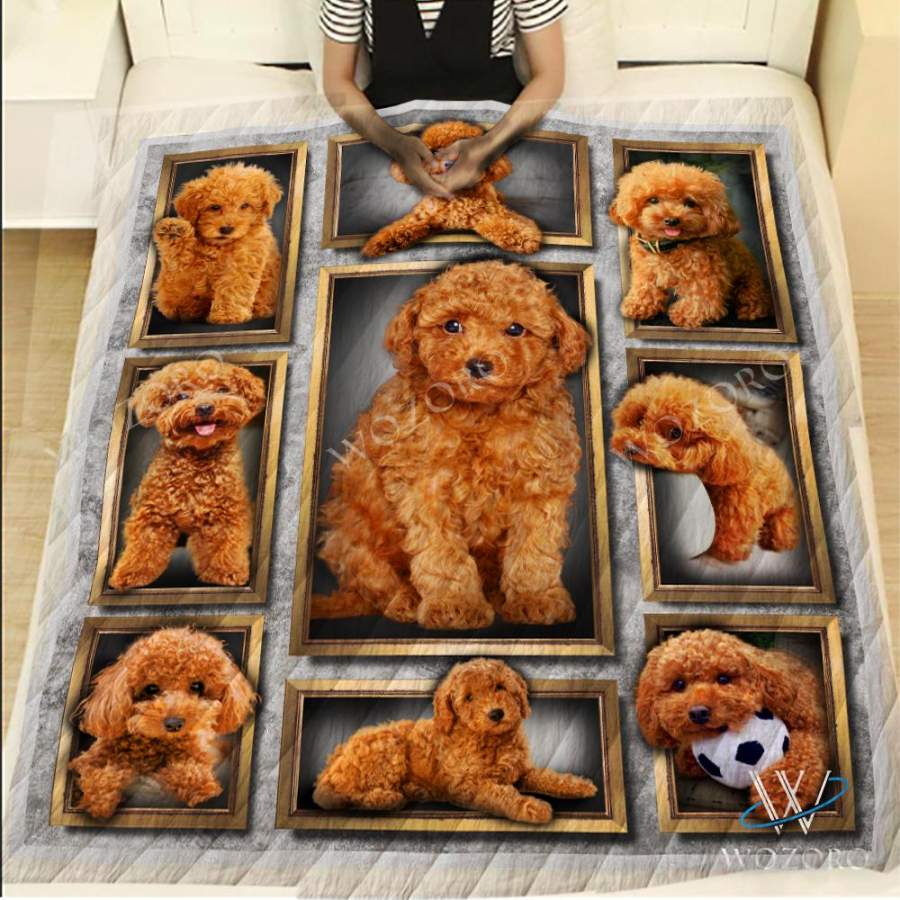 Poodle Quilt Blanket Christmas Gift Ideas