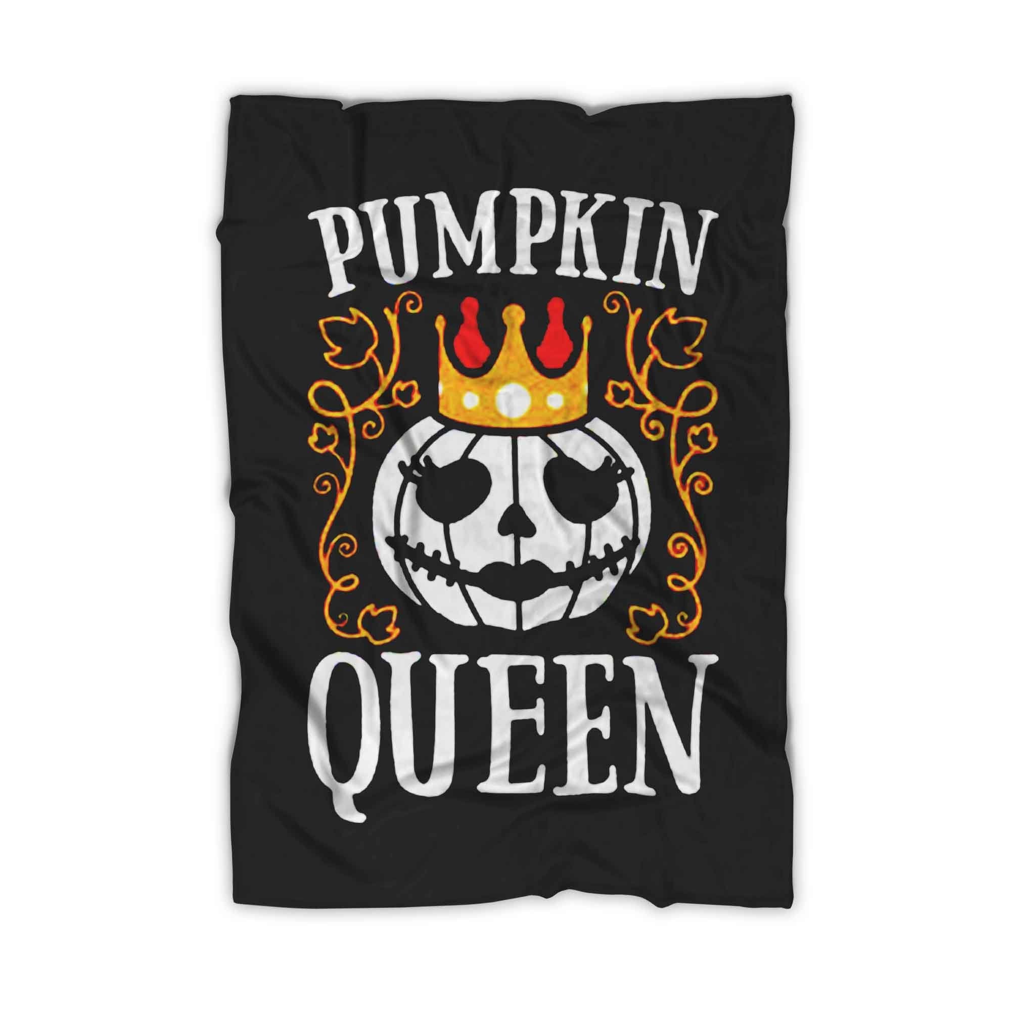 Pumpkin Queen Halloween Blanket