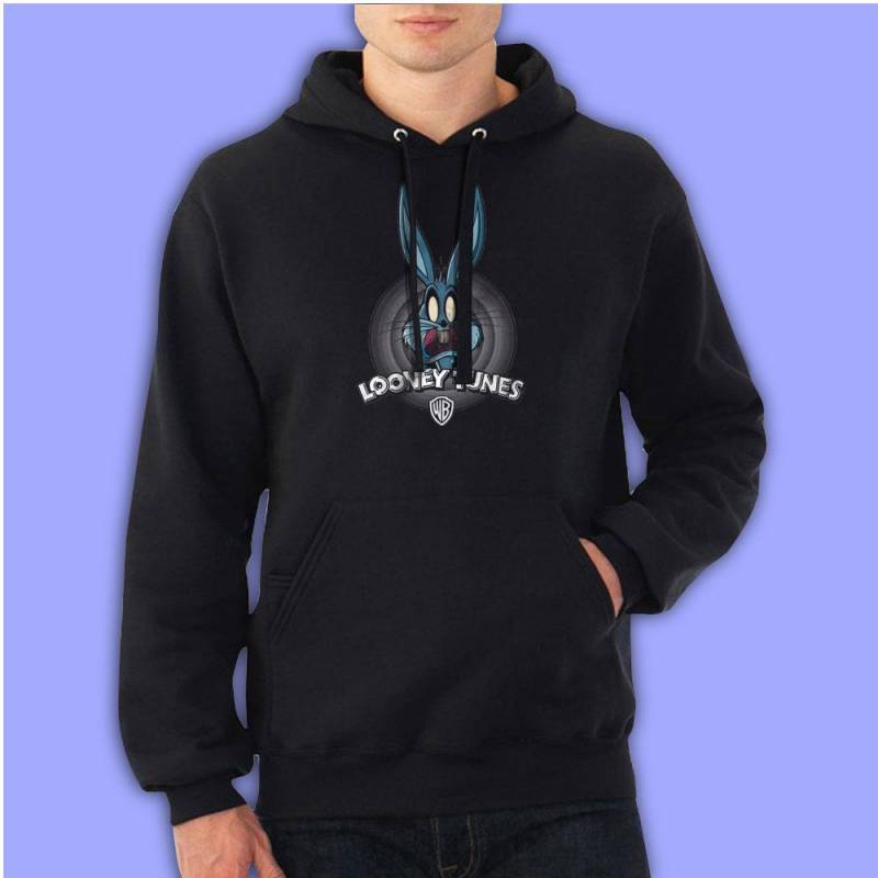 Bugs Bunny Crazy Zombie Looney Tunes Men’S Hoodie