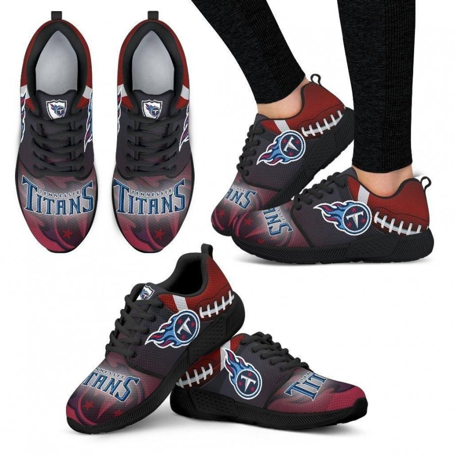 Awesome Tennessee Titans Running Sneakers For Football Fan #530