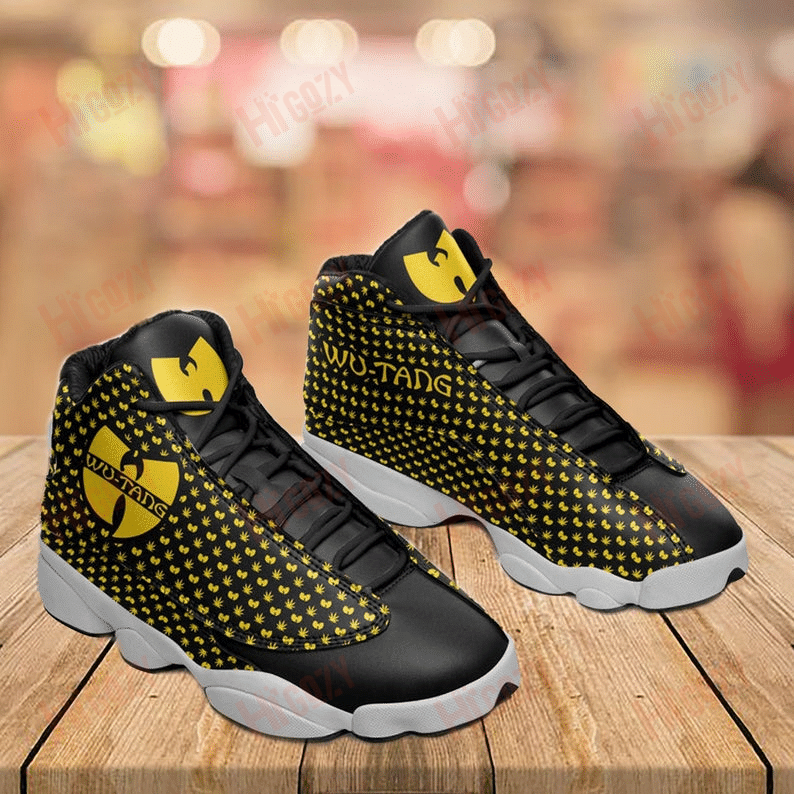 Wu-Tang Clan Shoes, Wu-Tang Clan Band Shoes,Weed Vegan Leather Shoes,Custom Hype Beast Shoes Athletic Run Casual Shoes Jd13 Shoes