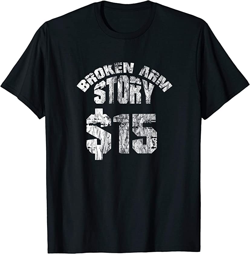 Broken Arm Funny Injury Recovery Bone Vintage T-Shirt