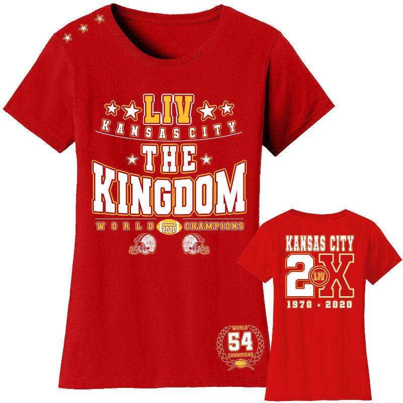 Women’s 2020 Football Champions T-Shirts and Long Sleeves – Kansas City