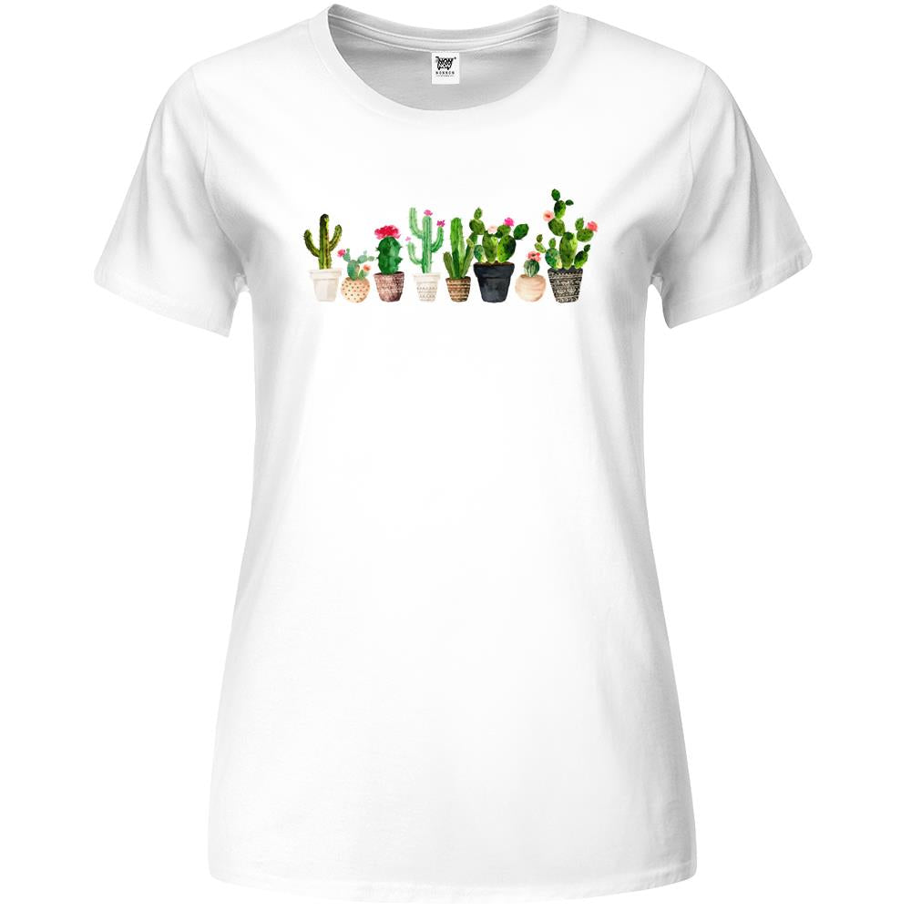 Cactus (1) Premium Womens T Shirts