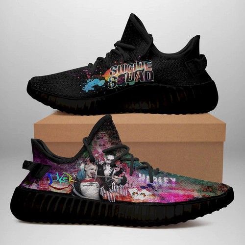 Suicide Squad  Black Yeezy Sneakers Pt021B