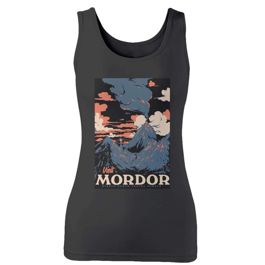 Visit Mordor Lord Of The Rings Inspired Woman’s Tank Top