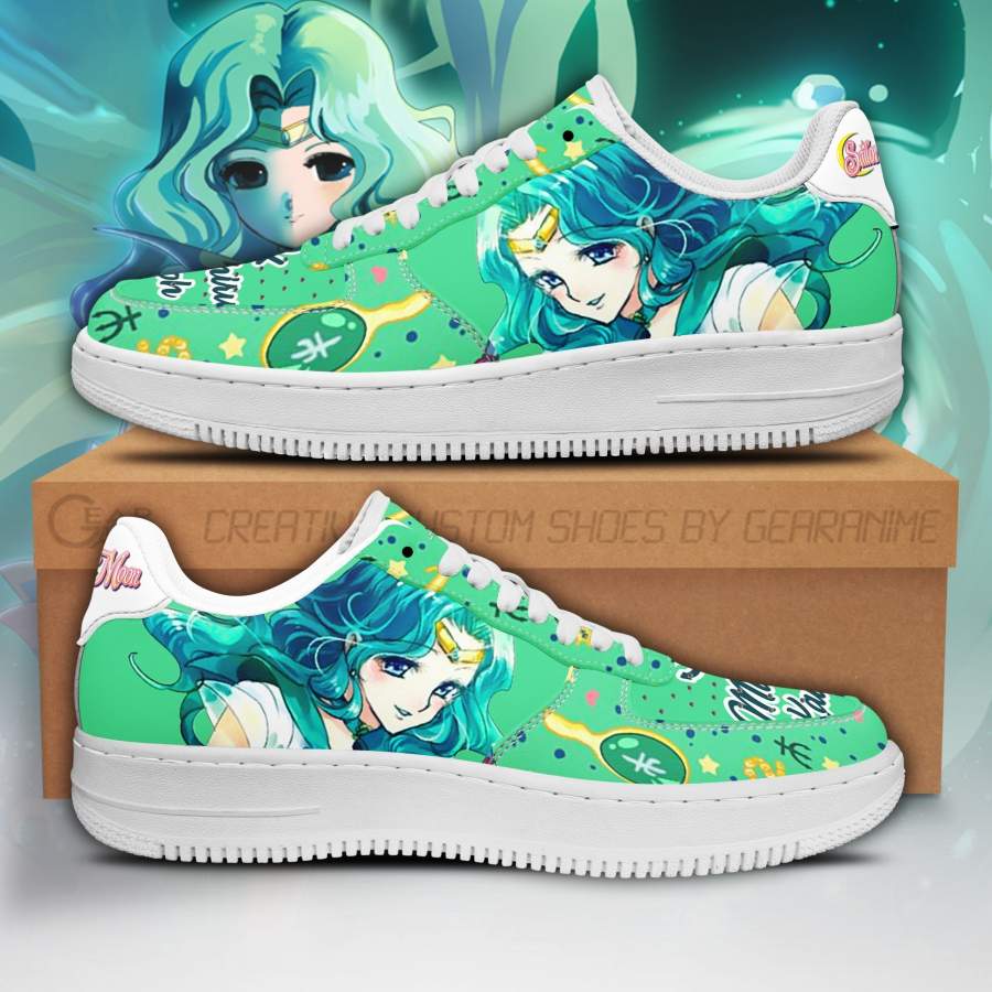 Sailor Neptune Air Sneakers Sailor Moon Anime Shoes Fan Gift PT04