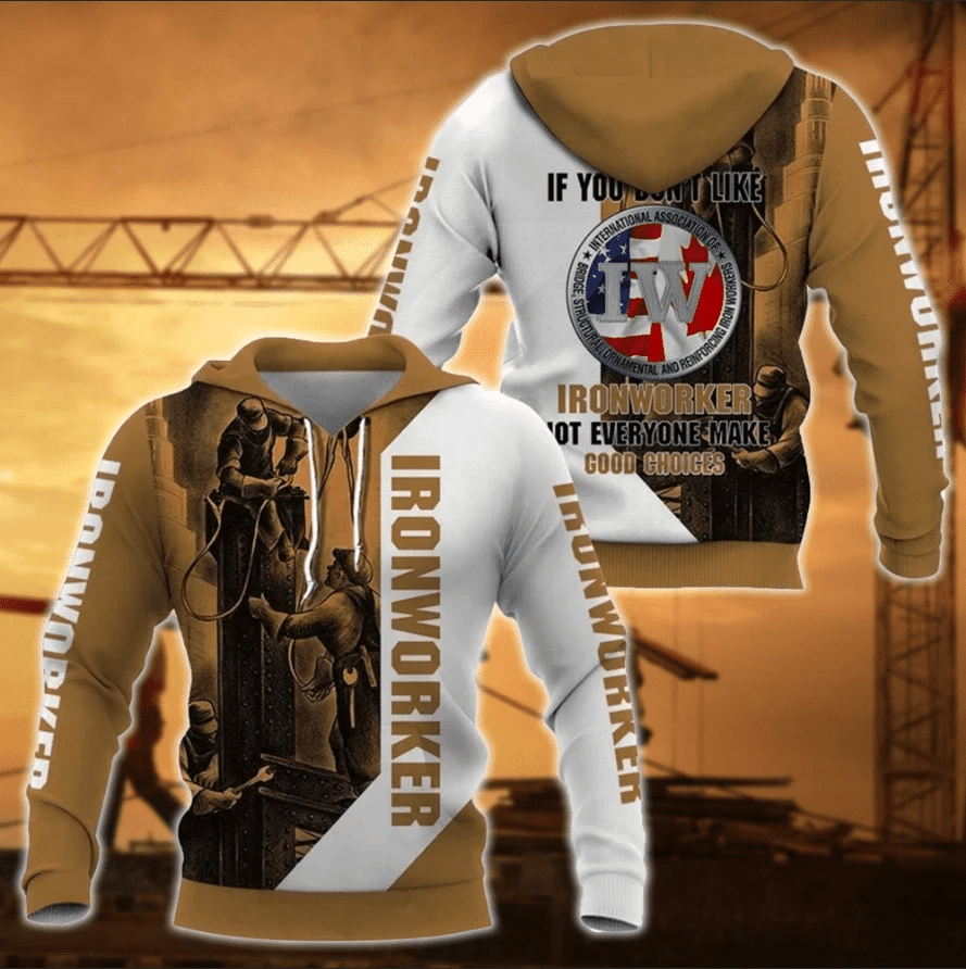 Ironworker Iw Hoodie 3D