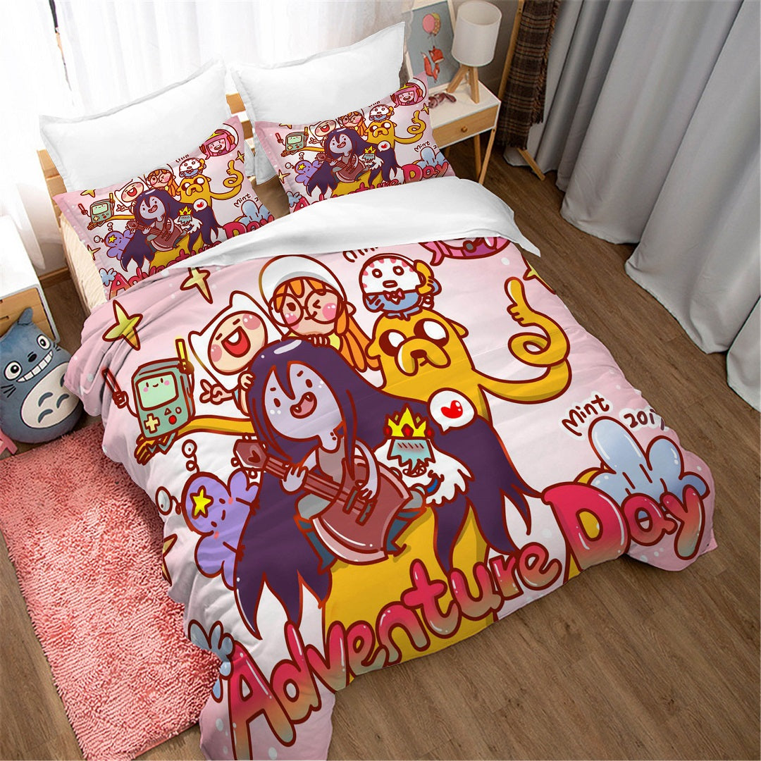 Adventure Time #7 Duvet Cover Quilt Cover Pillowcase Bedding Set Bed Linen Home Decor