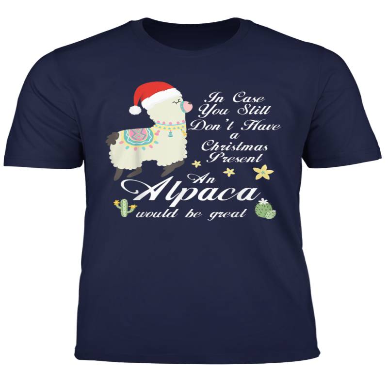 Alpaca Christmas Tshirt Animal Merry Christmas Gift Llama T Shirt